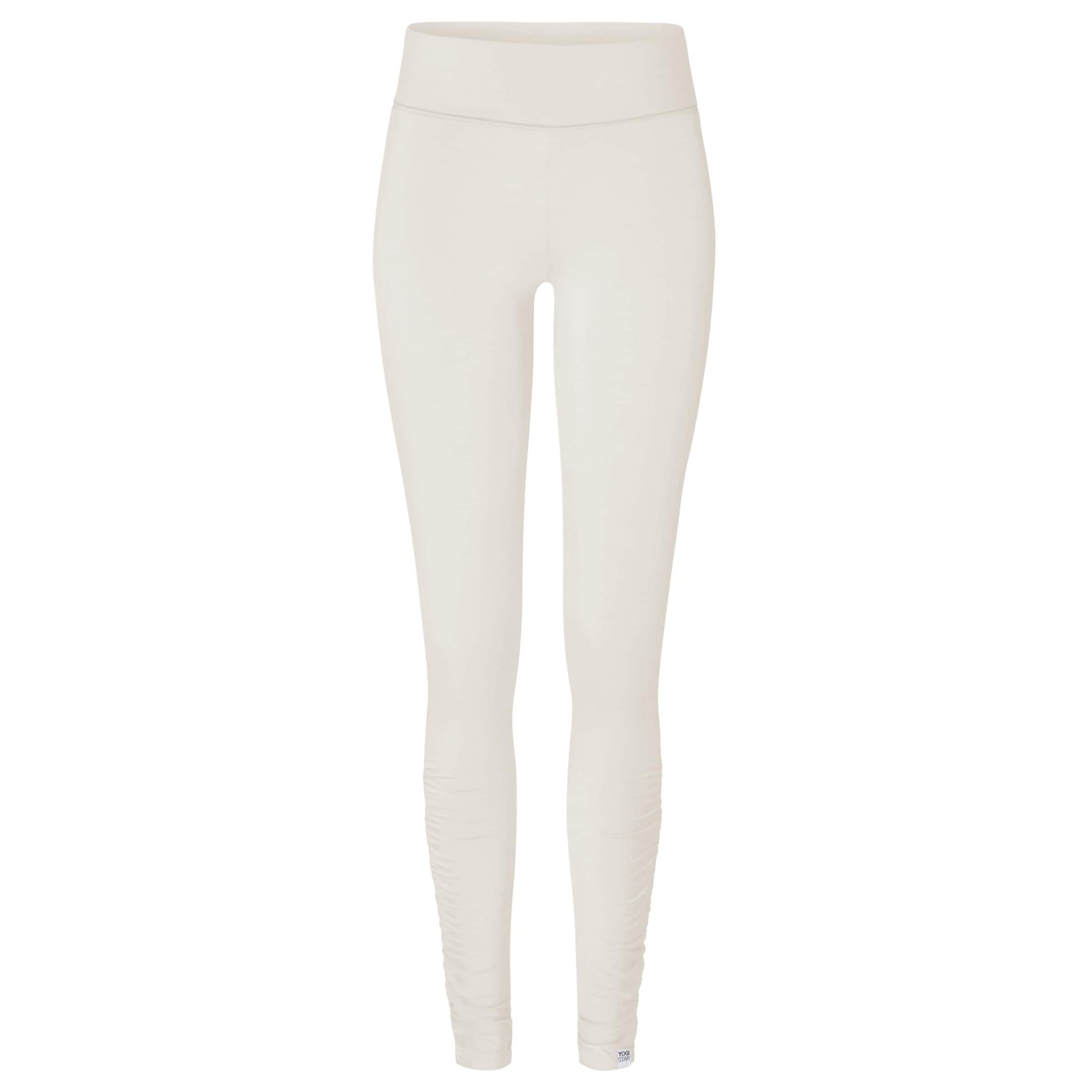 YOGISTAR.COM Skinny Leggings 'ala' in Weiß: Vorderseite