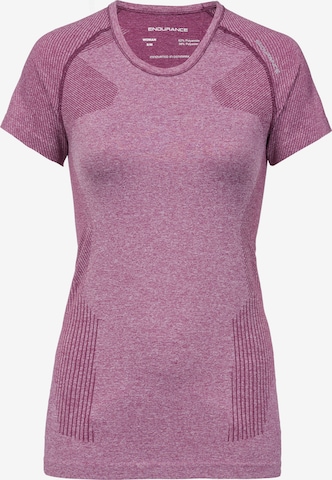 ENDURANCE T-Shirt »Vanilla« mit funktionalen Eigenschaften in Pink: predná strana