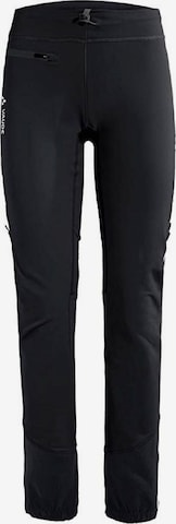 VAUDE Workout Pants ' Larice Light ' in Black: front