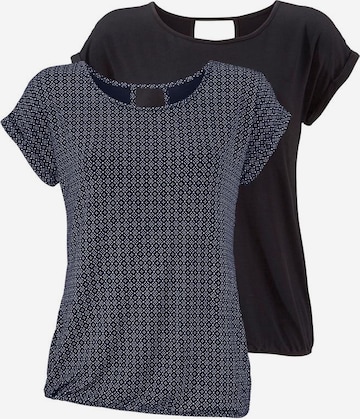 LASCANA Shirt in Blauw: voorkant