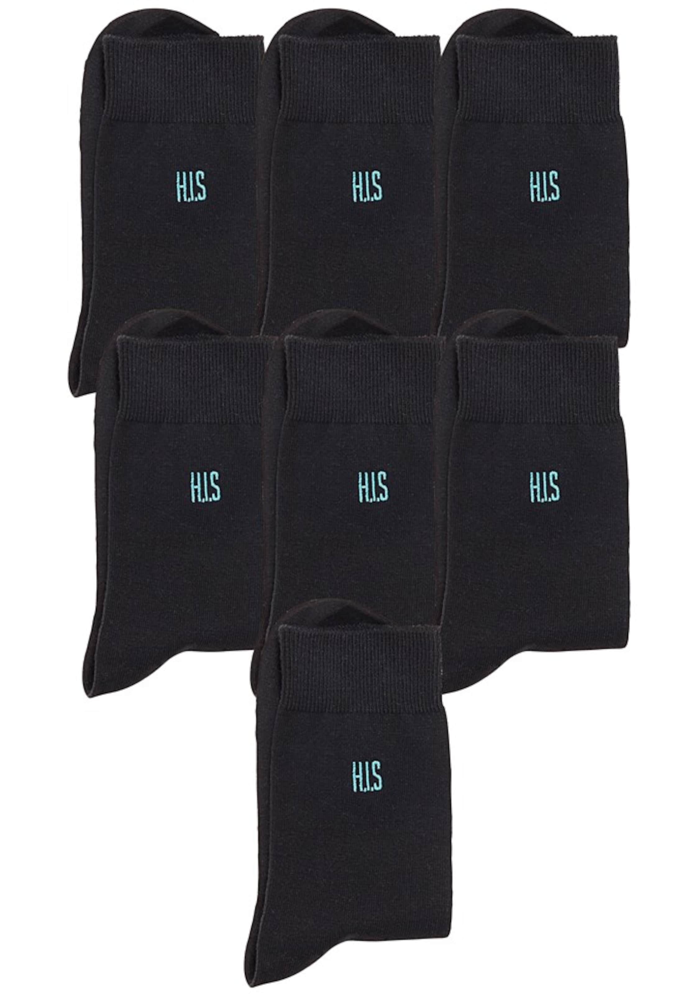 H.I.S Socks in Black: front