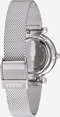 FOSSIL Analogt ur i sølv