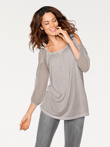 heine Blouse in Grey: front