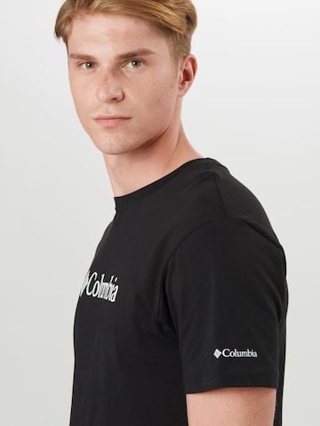 COLUMBIA Regular fit Тениска в черно