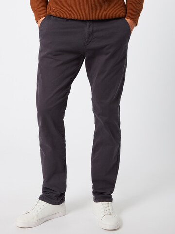 QS Slimfit Chinohose in Grau