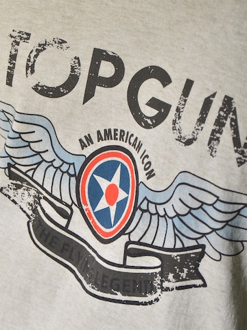 TOP GUN Shirt ' Flap ' in Green