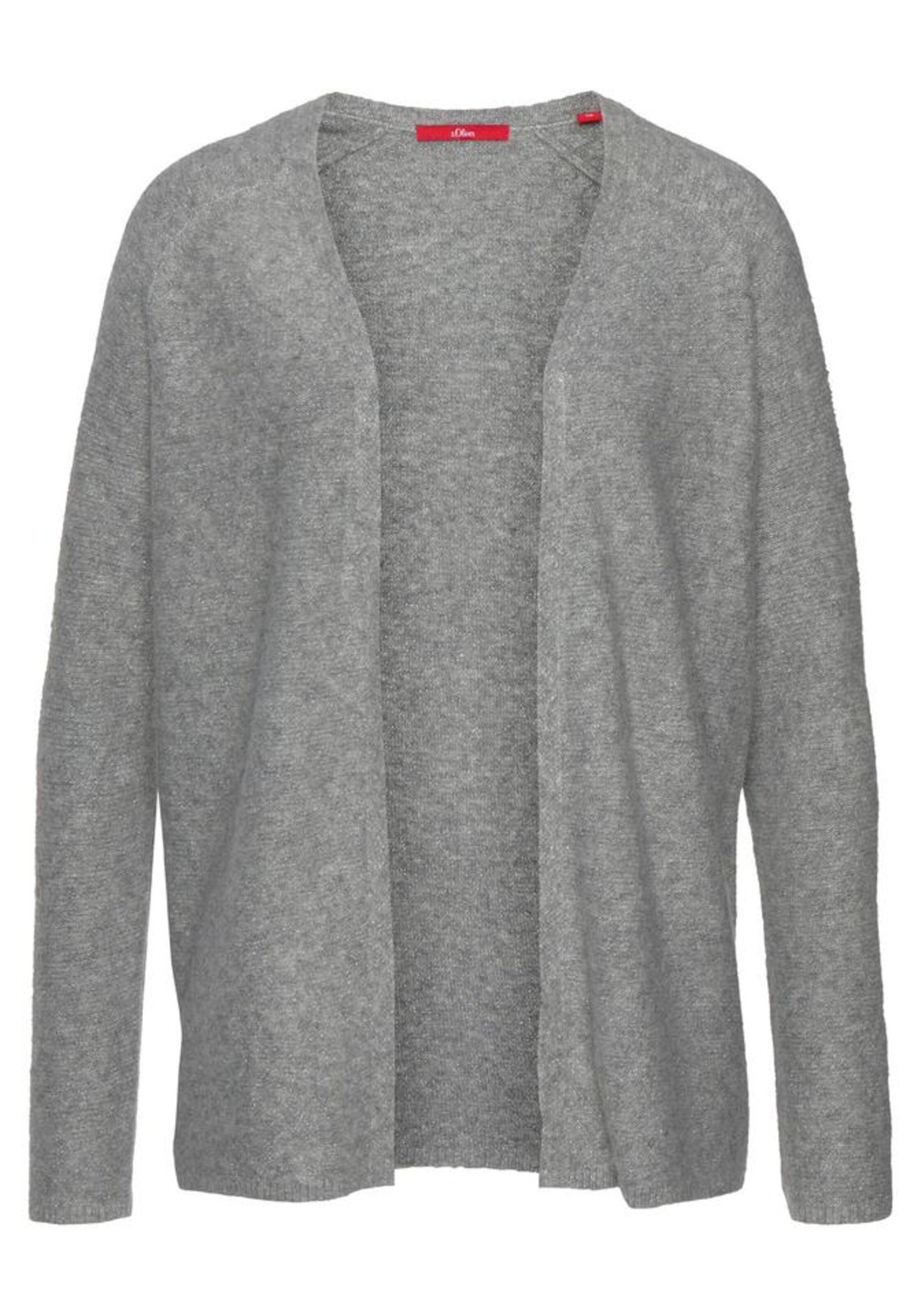 s.Oliver - Strickjacke in graumeliert