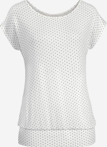 LASCANA Shirt in Weiß: predná strana