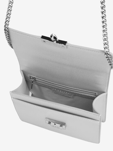 Seidenfelt Manufaktur Чанта с презрамки 'ROROS' в сребърно: отгоре