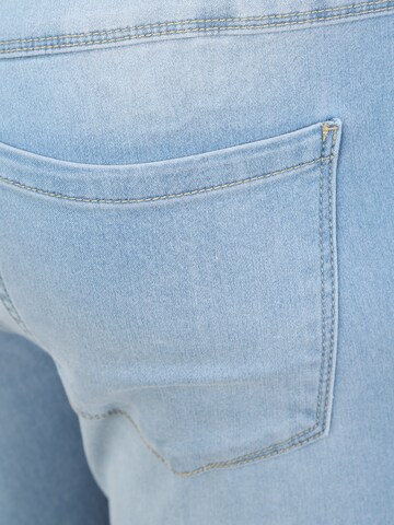 ONLY Carmakoma Skinny Jeans 'Augusta' i blå