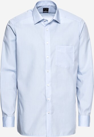 Coupe regular Chemise OLYMP en bleu : devant