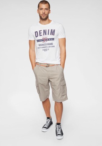 JOHN DEVIN Regular Bermudas in Beige