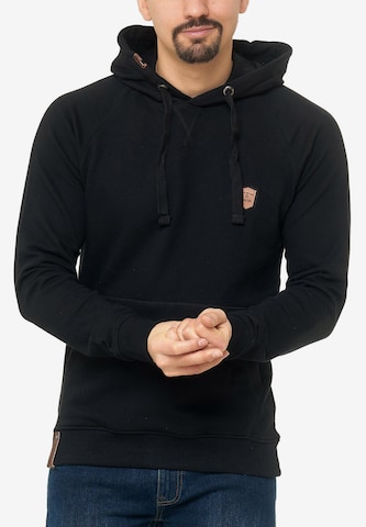INDICODE JEANS Sweatshirt 'Litcham' in Black