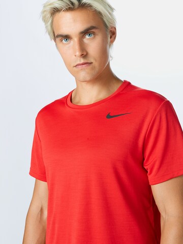 NIKE Regular fit Функционална тениска 'Superset' в червено