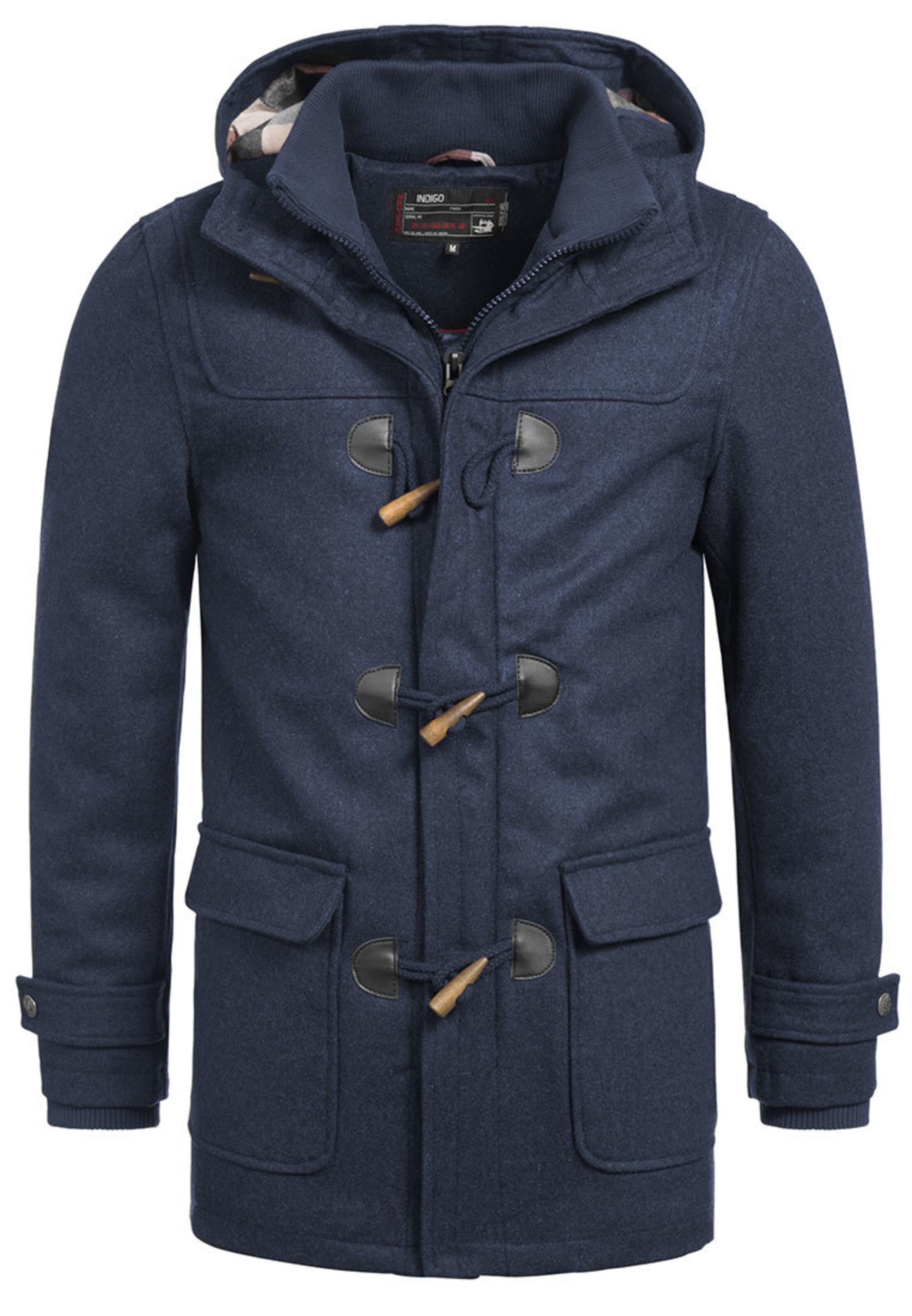 INDICODE JEANS - Winterjas ' Ervin Mäntel ' in de kleur Navy
