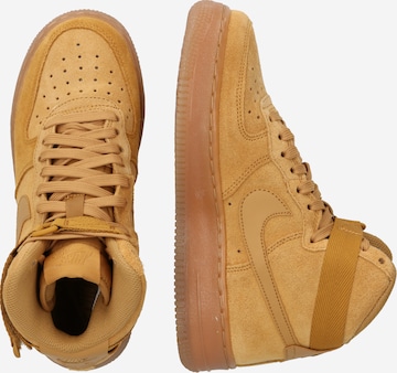 Nike Sportswear Sneaker 'Air Force' in Braun: bočná strana