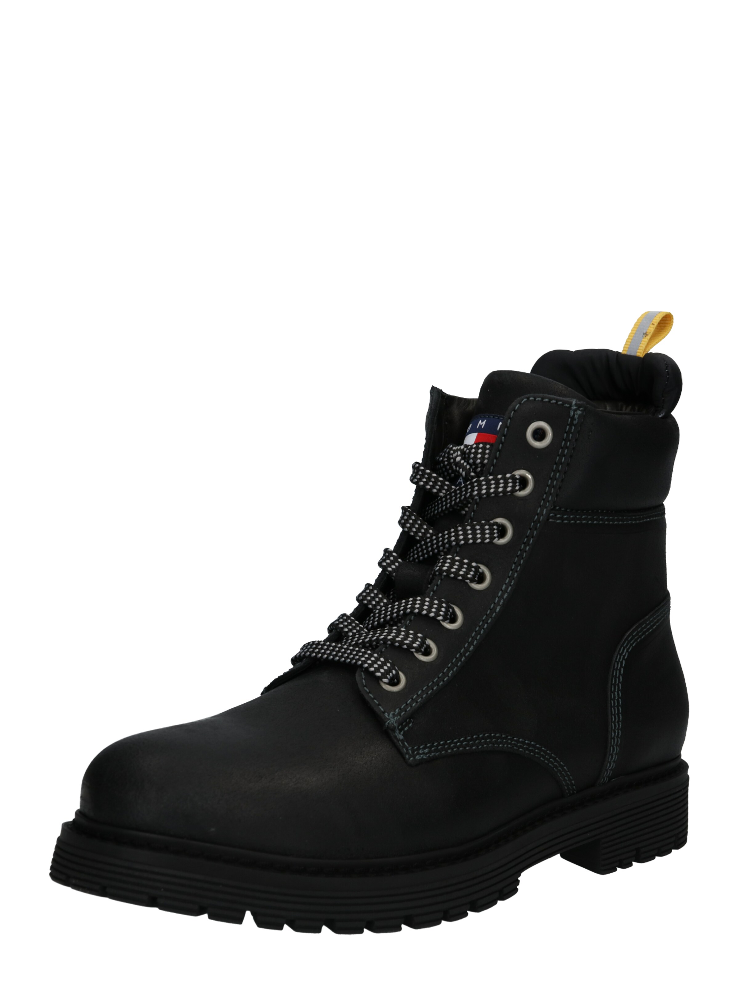 Tommy Jeans - Veterboots in de kleur Zwart