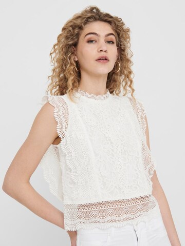 ONLY Blouse 'Karo' in White: front