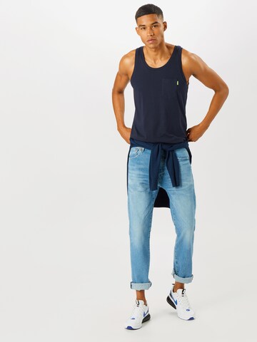 TOM TAILOR DENIM Regular fit Póló - kék