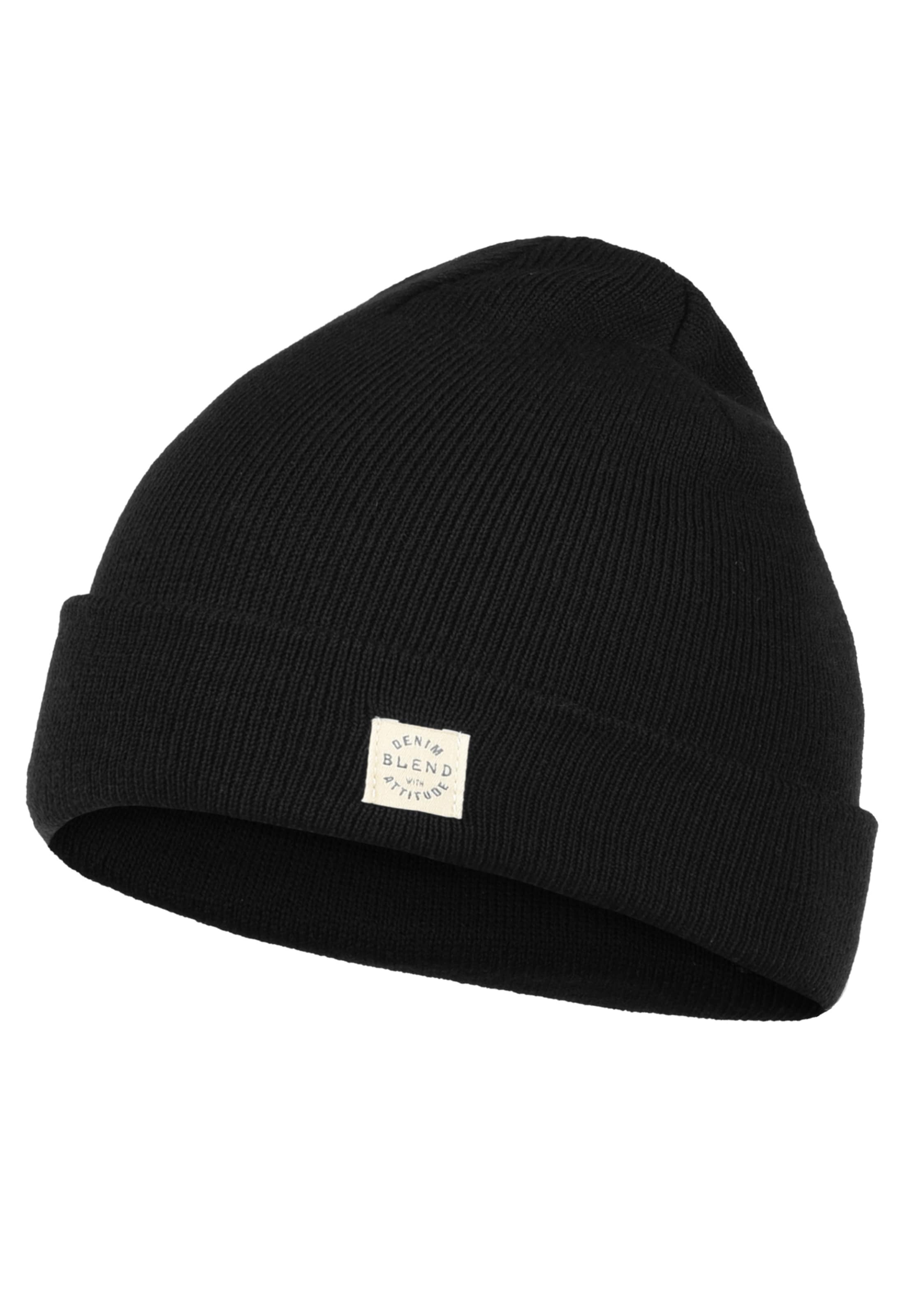 BLEND Mütze 'Scam' in Schwarz: Vorderseite