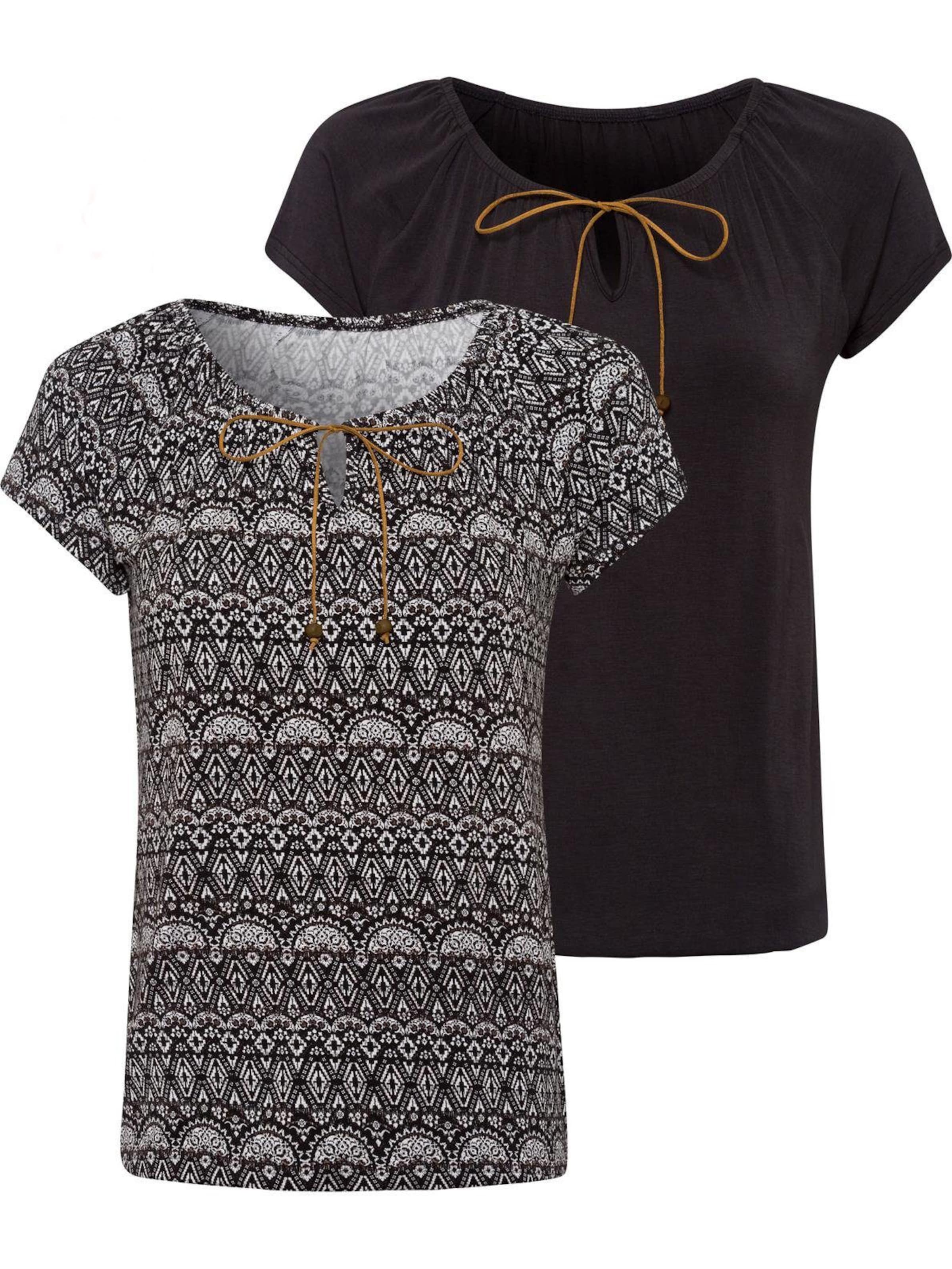 LASCANA Shirt in Black: front