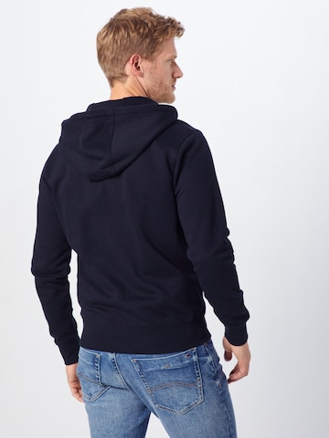 !Solid Zip-Up Hoodie 'Morgan' in Black