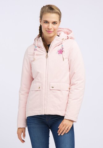 MYMO Between-Season Jacket in Pink: front