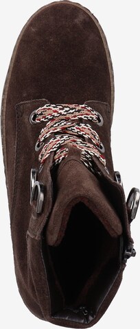 GABOR Lace-Up Ankle Boots in Brown