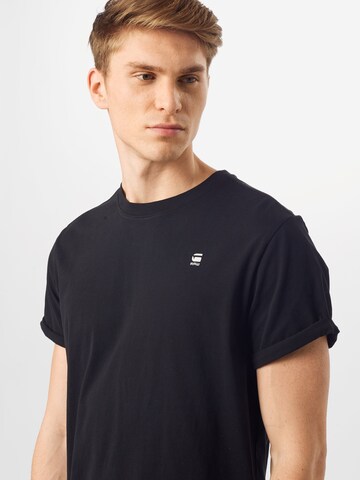 T-Shirt G-Star RAW en noir : devant