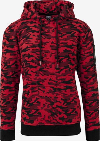 Sweat-shirt Urban Classics en rouge : devant