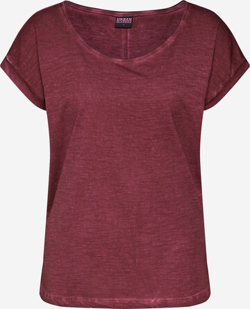 Urban Classics Shirt in Rood: voorkant