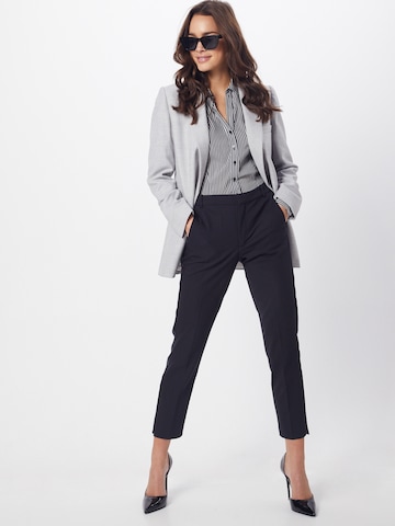 InWear Slim fit Pleat-front trousers 'Zella' in Black: back