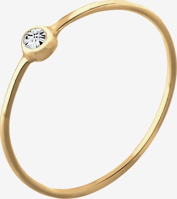 ELLI Ring 'Solitär' in Gold: predná strana