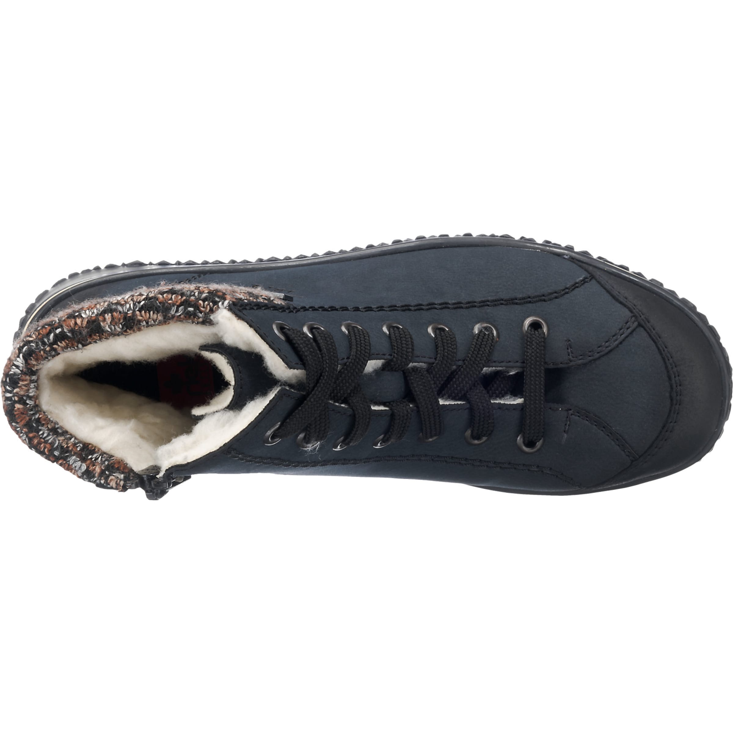 Rieker Schnürstiefelette in Blau