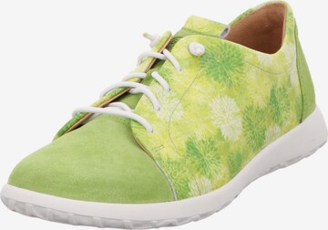 Ganter Lace-Up Shoes in Green: front