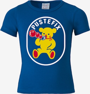 LOGOSHIRT T-Shirt "Pustefix" in Blau: predná strana