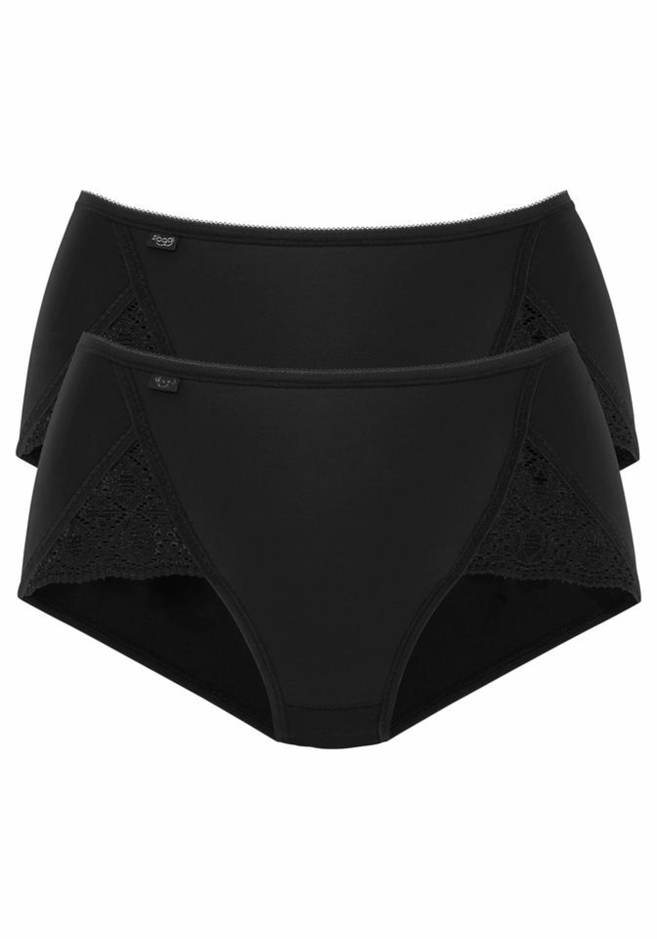 SLOGGI - Braga 'Pure Sense' en negro: frente