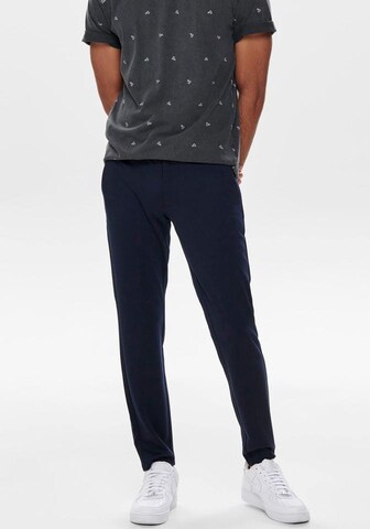 Only & Sons Slimfit Chino 'Mark' in Blauw: voorkant