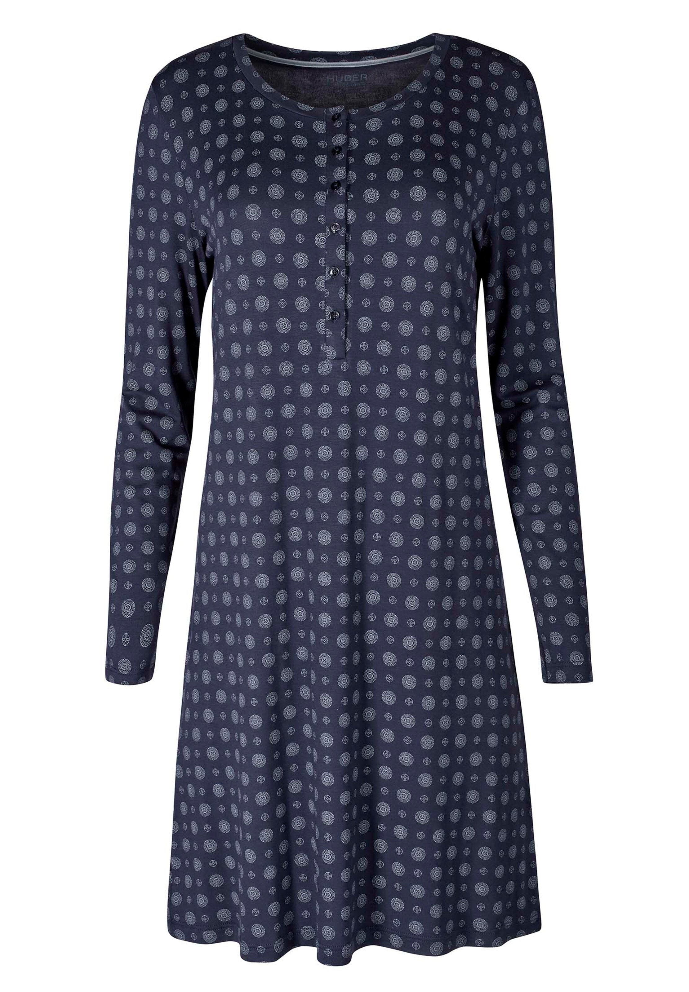 HUBER - Nachthemd in nachtblau