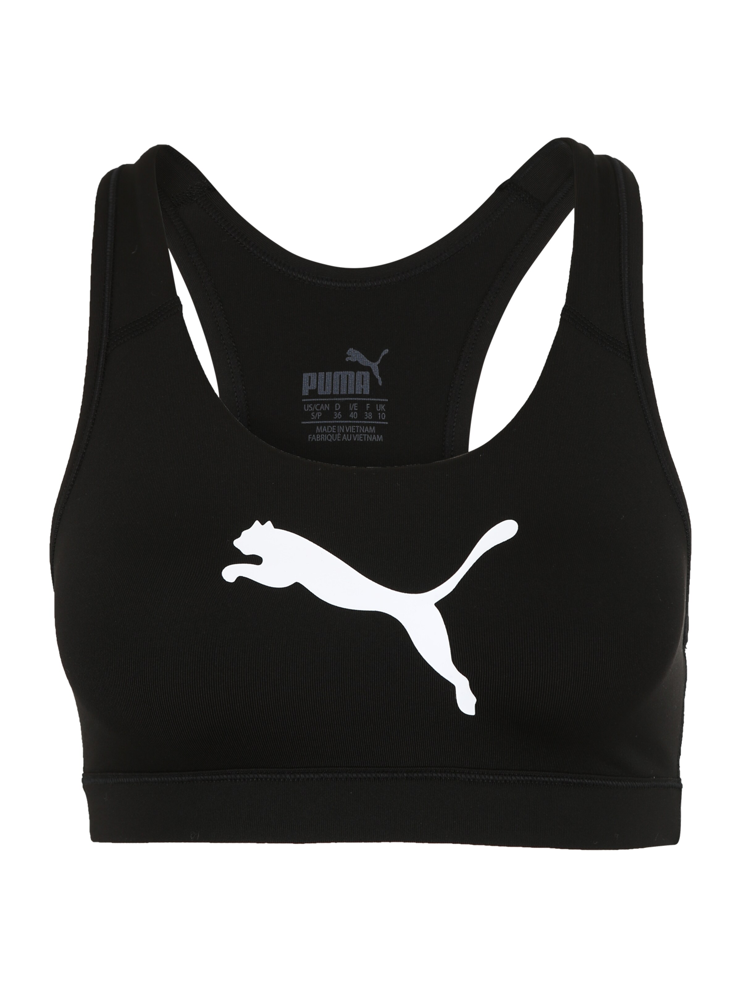 PUMA - Sport bh '4Keeps M' in de kleur Zwart