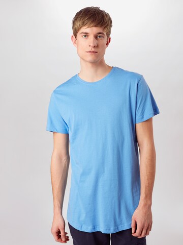 T-Shirt Urban Classics en bleu : devant