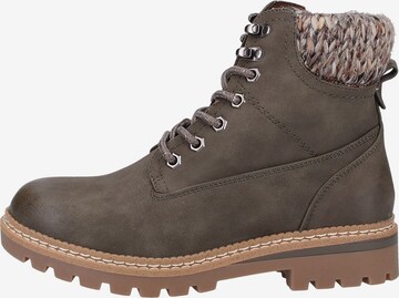 YOUNG SPIRIT Lace-Up Ankle Boots in Grey