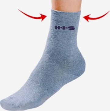 H.I.S H.I.S Socken (4 Paar) ohne einschneidendes Bündchen in Blau