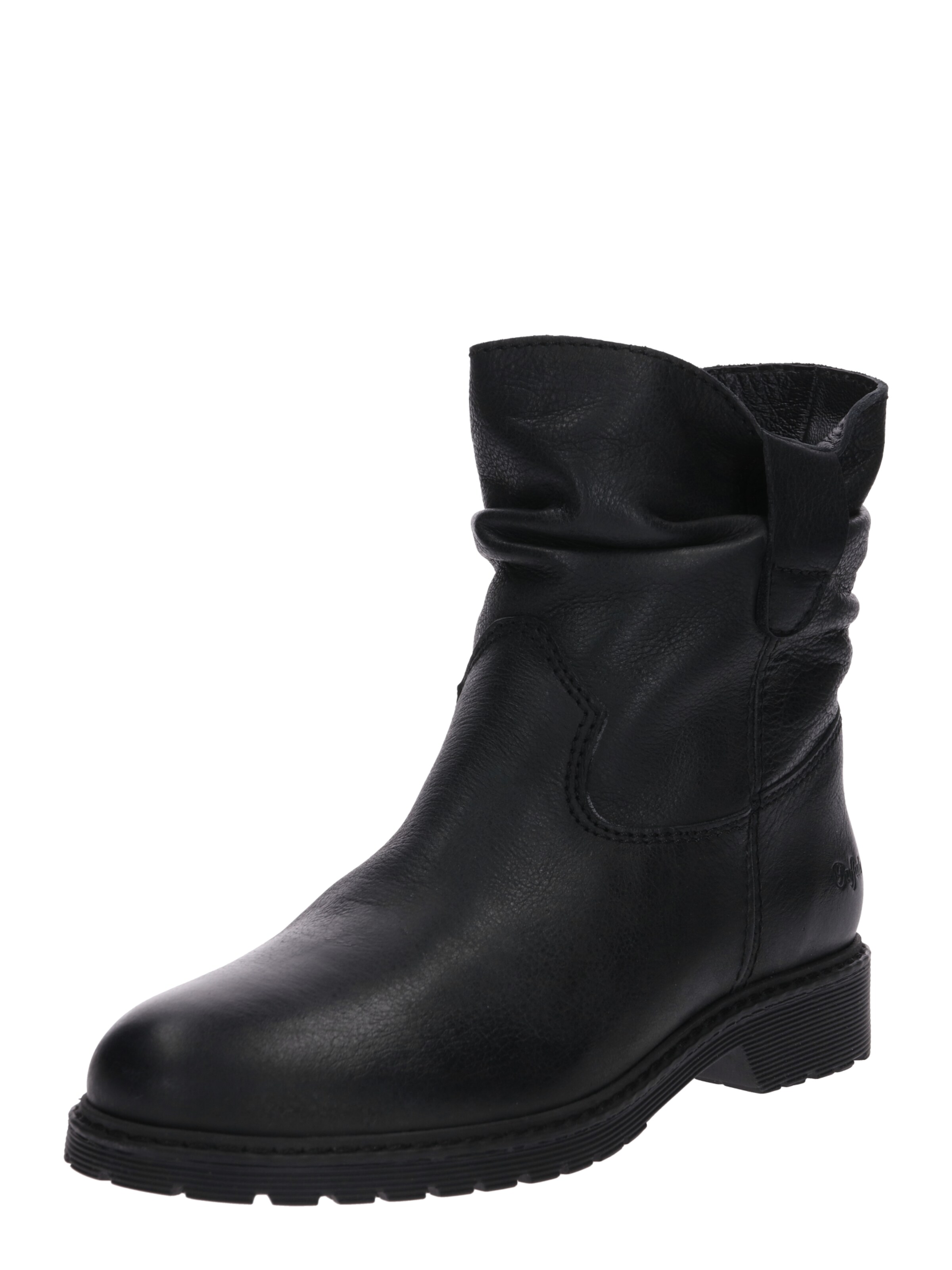 BUFFALO - Enkellaarsjes 'PEACOCK' in de kleur Zwart