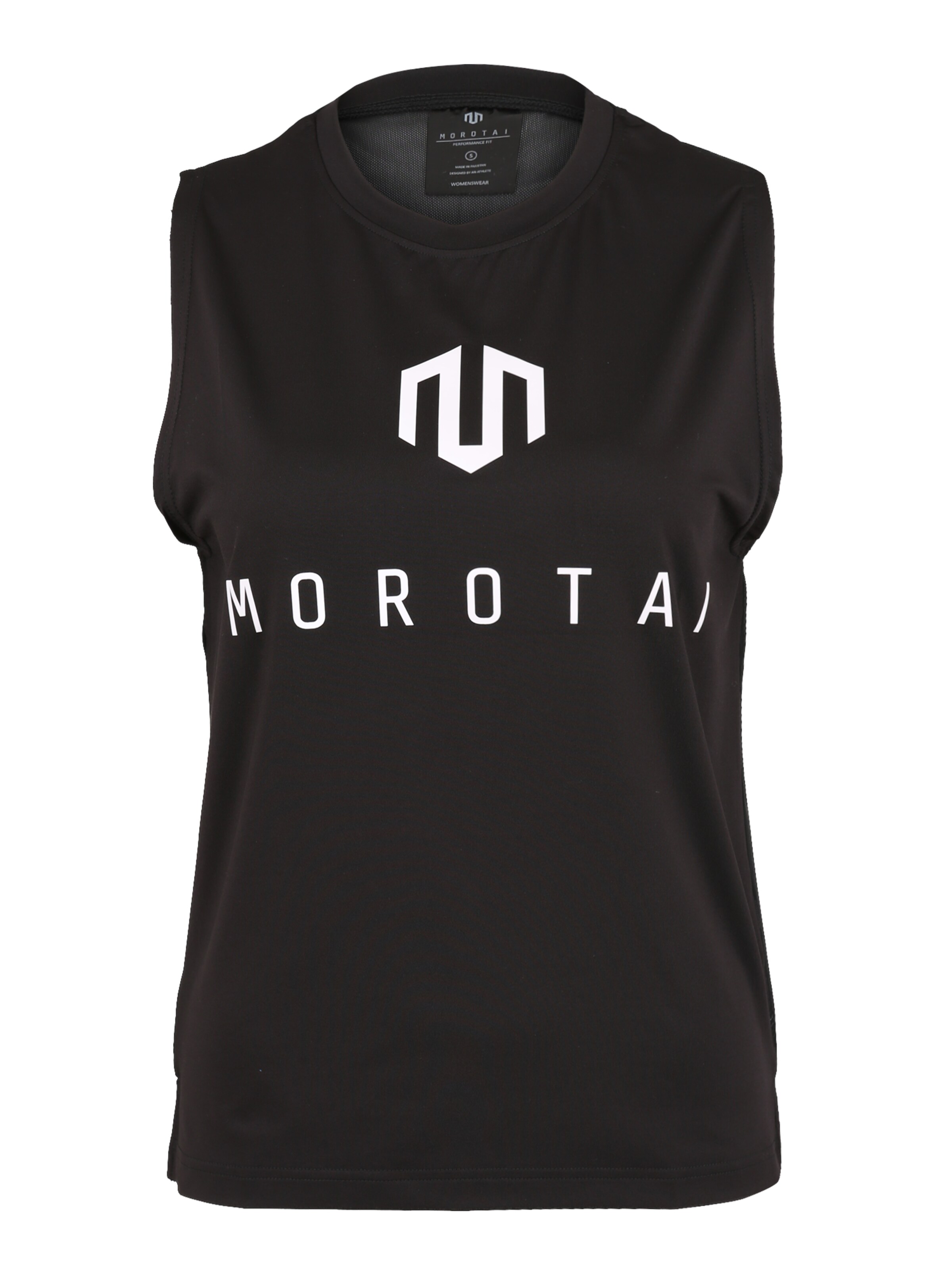 MOROTAI - Sport-Top 'NAKA Performance Mesh Back' in schwarz