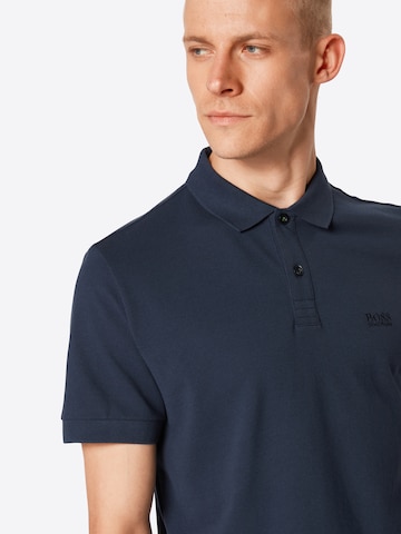 BOSS Green Poloshirt 'Piro' in Blau