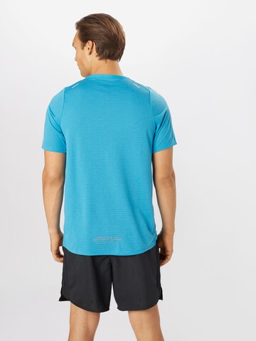 NIKE Regularny krój Koszulka funkcyjna 'Rise 365 Trail' w kolorze niebieski