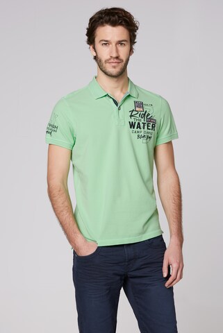 CAMP DAVID Shirt in Green: front