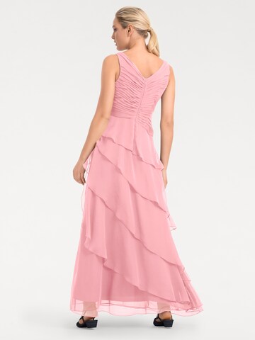 Robe de soirée heine en rose