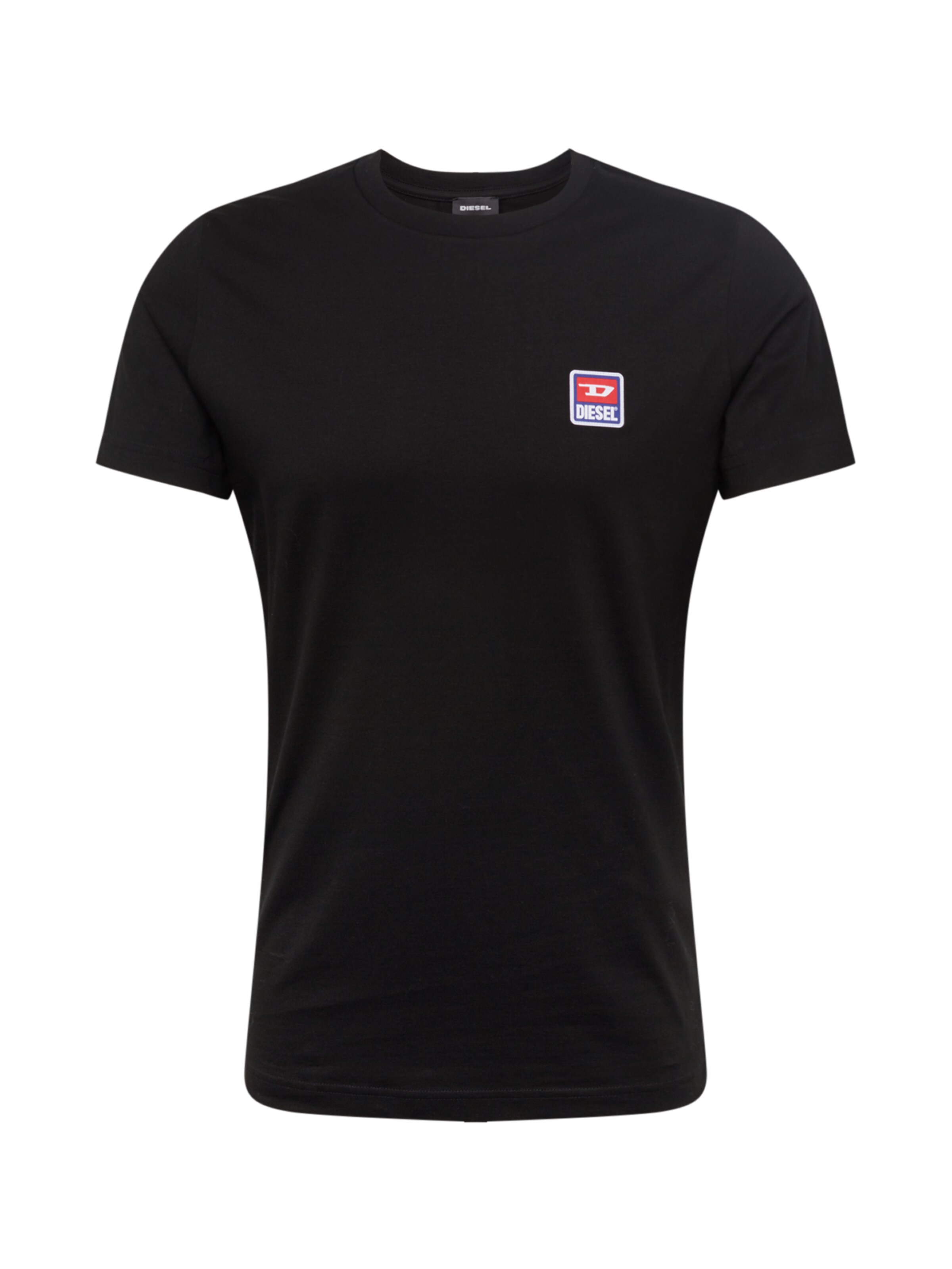 DIESEL - Shirt 'T-DIEGO-DIV HEMD' in de kleur Zwart